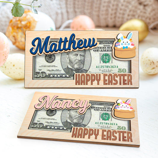 Easter Bunny Money Holder, Easter Gift, Children’s Easter Decor, Baby Gifts, Gifts For Kids, Newborn Gift, Baby Shower Gifts MH09