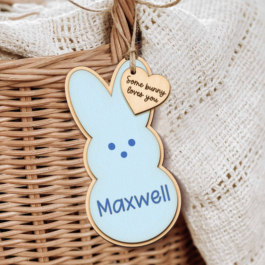 Personalized Easter Basket Tags, Custom Easter Basket Tag, Easter Tags, Bunny Tags For Kids, Baby Easter Gift VN19
