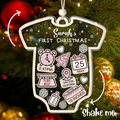 Baby's First Christmas Ornament, Personalized Baby 1st Christmas Ornament CF63 - Kindlytoys