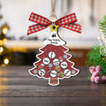 Custom Family Names Christmas Tree Decorations, Family Wooden Ornaments CF207 - Kindlytoys
