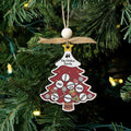 Custom Family Names Christmas Tree Decorations, Family Wooden Ornaments CF207 - Kindlytoys
