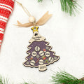 Custom Family Names Christmas Tree Decorations, Family Wooden Ornaments CF207 - Kindlytoys