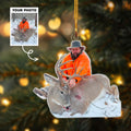 Custom Photo Hunting Ornaments, Personalized Hunting Christmas Tree Ornaments CF659 - Kindlytoys