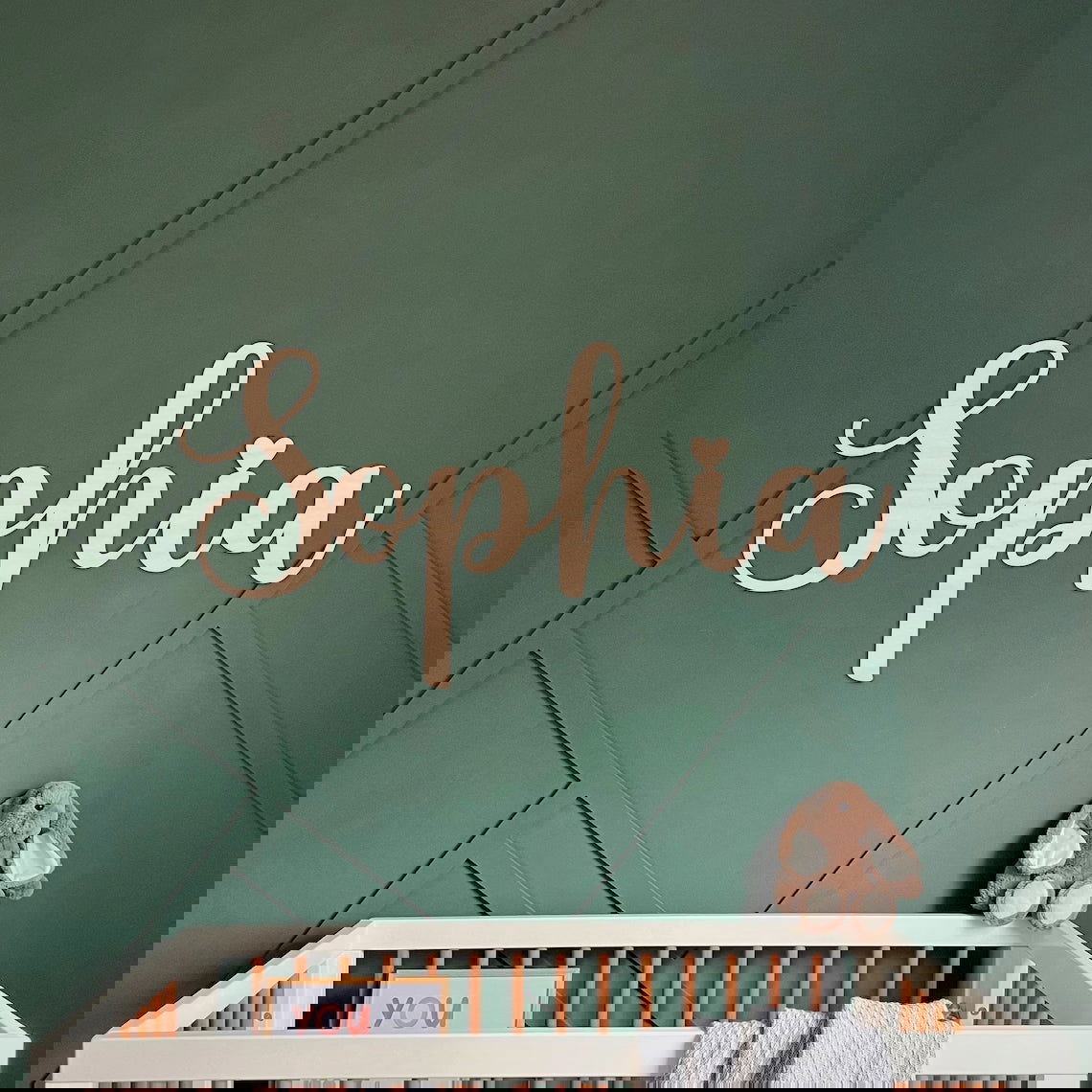 Custom Wooden Name Signs for Nursery - KindlyToys NA01 - Kindlytoys