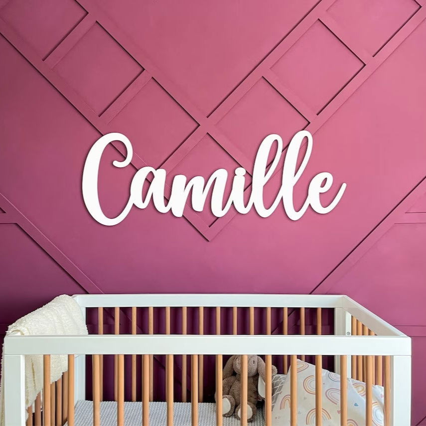 Custom Wooden Name Signs for Nursery - KindlyToys NA01 - Kindlytoys