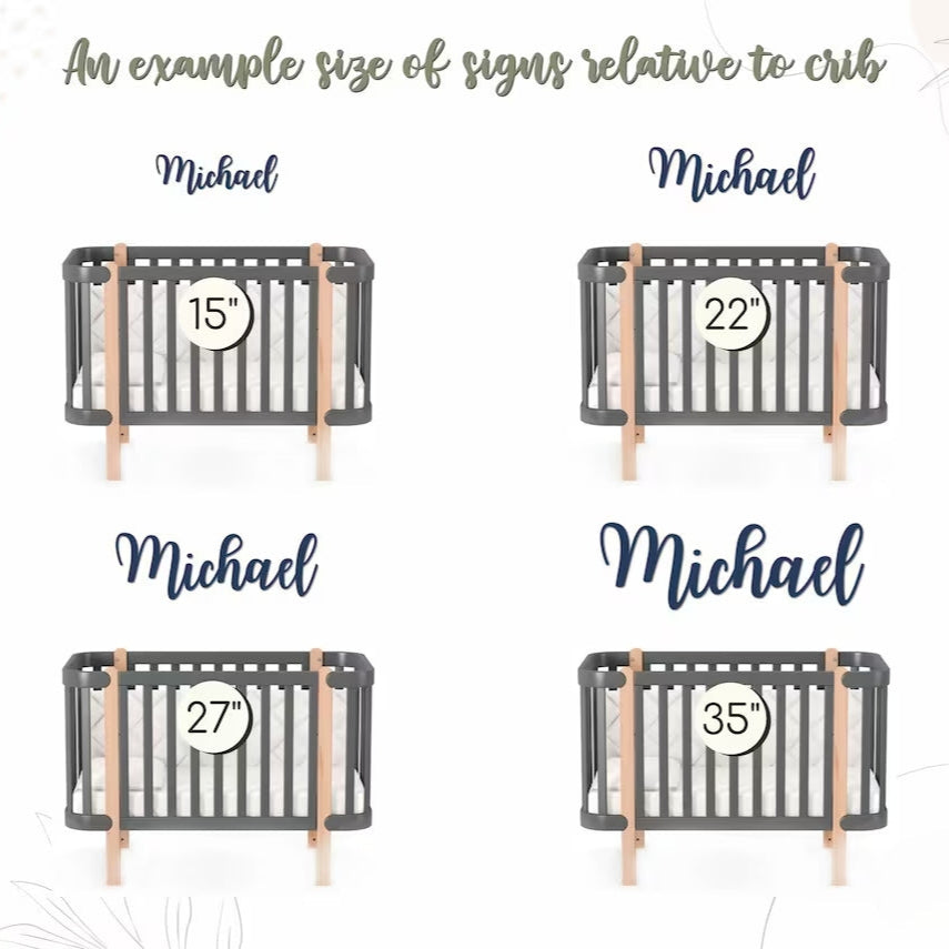 Custom Wooden Name Signs for Nursery - KindlyToys NA01 - Kindlytoys