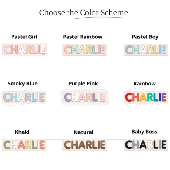 Cute Dinosaurs Name Puzzle For Toddlers, Baby Name Wooden Puzzle, Wooden Montessori Toys, 1st Birthday Gifts For Kids, First Christmas Gifts idea NP07 - Kindlytoys