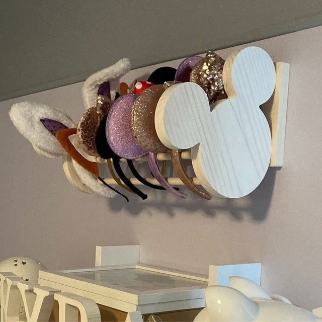 Ears/Headband Display Wooden Holder, DIY Mickey Ear Holder | Kindlytoys MK01 - Kindlytoys