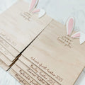 My First Easter Sign, Some Bunny Loves You, Wooden Footprint Sign ES01 - Kindlytoys