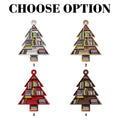 Personalized 2D Christmas Book Tree Ornament, Book Lover Gift, Bookworm Gifts CF154 - Kindlytoys