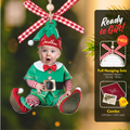 Personalized Baby Costumes Photo Ornaments, Christmas Newborn Baby Face Ornament CF622 - Kindlytoys