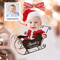 Personalized Baby Photo Acrylic Ornament - Custom Baby's First Christmas Keepsake CF539 - Kindlytoys