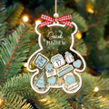 Personalized Baby's First Christmas Ornament 2024, Babys 1st Christmas Ornament CF329 - Kindlytoys