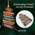 Personalized Book Lover Christmas Ornament, Book Club Ornament, Bookish Ornament CF102 - Kindlytoys