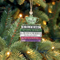 Personalized Book Lover Christmas Ornament, Book Club Ornament, Bookish Ornament CF102 - Kindlytoys