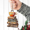 Personalized Book Lover Ornament, Book Club Christmas Ornament, Bookish Ornament CF101 - Kindlytoys
