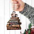 Personalized Book Lover Ornament, Book Club Christmas Ornament, Bookish Ornament CF101 - Kindlytoys