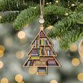 Personalized Christmas Book Tree Ornament, Book Lover Gift, Bookworm Gifts CF158 - Kindlytoys