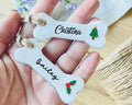 Personalized Christmas Dog Bone 2024 ornament, Personalized Pet ornaments CF28 - Kindlytoys