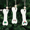 Personalized Christmas Dog Bone 2024 ornament, Personalized Pet ornaments CF28 - Kindlytoys