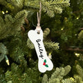 Personalized Christmas Dog Bone 2024 ornament, Personalized Pet ornaments CF28 - Kindlytoys