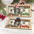 Personalized Christmas Money Holders, Christmas Party Cash Holder Gift, Santa Money Cards MH43 - Kindlytoys