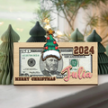 Personalized Christmas Money Holders, Christmas Party Cash Holder Gift, Santa Money Cards MH43 - Kindlytoys