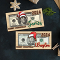 Personalized Christmas Money Holders, Christmas Party Cash Holder Gift, Santa Money Cards MH43 - Kindlytoys
