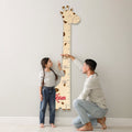 Personalized Cute Giraffe Wooden Growth Chart for Kids GC02 - Kindlytoys