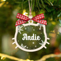 Personalized Dog Ornament, Dog Paw Ornament, Custom Pet Christmas Ornament CF42 - Kindlytoys