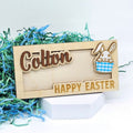 Personalized Easter Bunny Money Holder, Wooden Easter Gifts Idea For Kids MH04 - Kindlytoys
