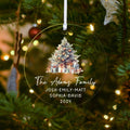 Personalized Family Christmas Ornament 2024 – Custom Family & Pet Ornament AV03-11 - Kindlytoys