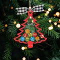 Personalized Family Christmas Tree Ornament, Family Gift 5 Layers Shake Ornament CF109 - Kindlytoys