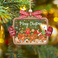 Personalized Family Ornaments with Dogs & Cats, Family Christmas Ornaments CF324 - Kindlytoys