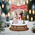 Personalized Family Photo Snow Globe Ornament, Acrylic Photo Ornament CF628 - Kindlytoys