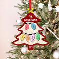 Personalized Family Tree Ornament With Names, Custom Family Christmas Ornament CF319 - Kindlytoys