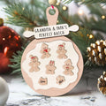Personalized Gingerbread Christmas Ornament, Cookie Ornament, Custom Family Ornament CF15 - Kindlytoys