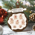 Personalized Gingerbread Christmas Ornament, Cookie Ornament, Custom Family Ornament CF15 - Kindlytoys