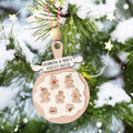 Personalized Gingerbread Christmas Ornament, Cookie Ornament, Custom Family Ornament CF15 - Kindlytoys