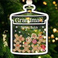 Personalized Grandma Christmas Ornament 2024, personalized family ornaments with pets, Christmas Gift For Grandmother CF70 - Kindlytoys