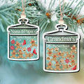 Personalized Grandma Christmas Ornament 2024, personalized family ornaments with pets, Christmas Gift For Grandmother CF70 - Kindlytoys