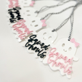 Personalized Halloween Tags, Boo Bag Tags, Acrylic Name Tags, Halloween Basket Tags HX05 - Kindlytoys