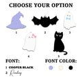 Personalized Halloween Tags, Halloween Gifts Halloween Decor, Custom Halloween Tag HX08 - Kindlytoys