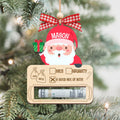 Personalized Money Holder Ornament With Name, Cute Christmas Wooden Cutout Ornament MH40 - Kindlytoys