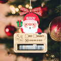 Personalized Money Holder Ornament With Name, Cute Christmas Wooden Cutout Ornament MH40 - Kindlytoys