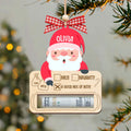 Personalized Money Holder Ornament With Name, Cute Christmas Wooden Cutout Ornament MH40 - Kindlytoys