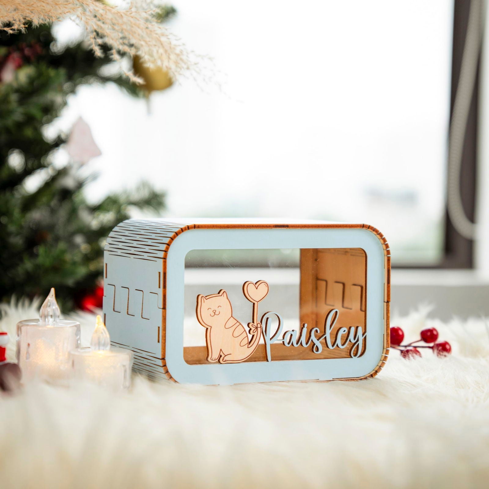 Personalized Piggy Bank For Kids, Wooden Piggy Bank with Name, DIY Piggy Bank, First Birthday Gifts Idea, 1st Christmas Gifts For Kids - Kindlytoys