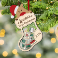 Reindeer Baby's First Christmas Ornament 2024, Shake Babies Ornament CF136 - Kindlytoys