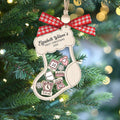 Stocking Baby First Christmas Ornament 2024, Personalized Baby Gifts, CF12 - Kindlytoys