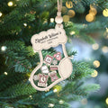 Stocking Baby First Christmas Ornament 2024, Personalized Baby Gifts, CF12 - Kindlytoys